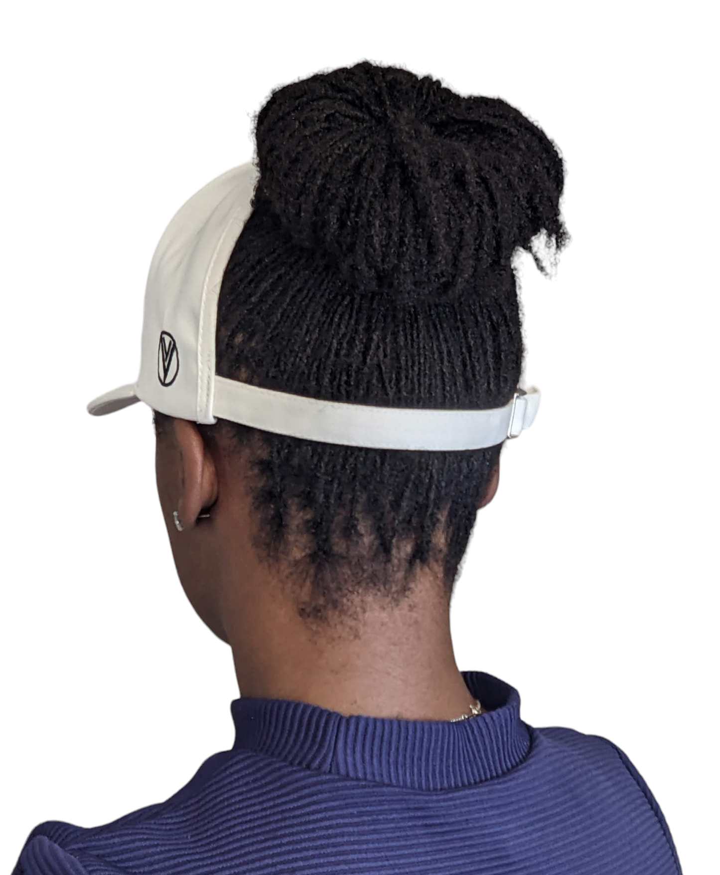 White Backless Cap