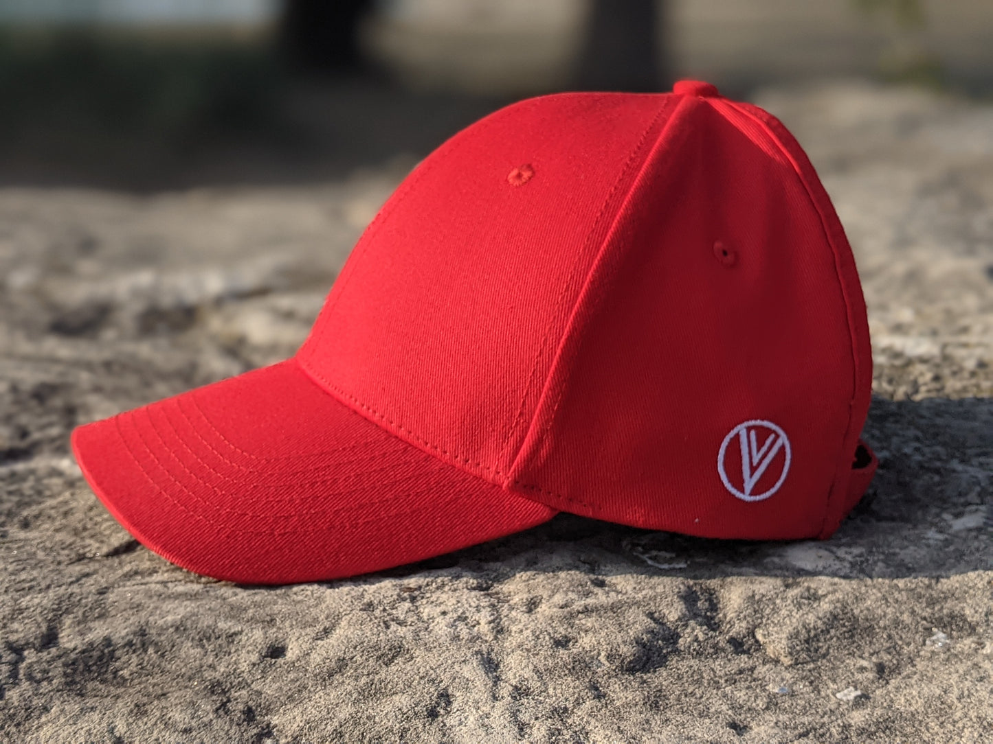 Red Backless Cap