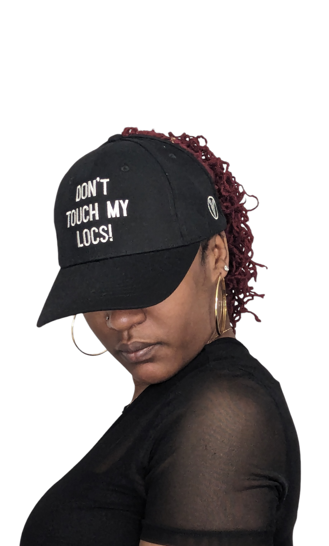 Don't Touch My Locs! Backless Cap